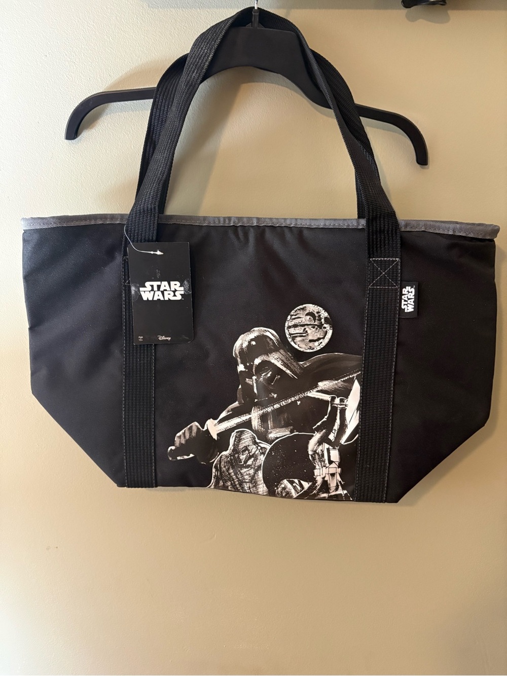 Star Wars Black and Gray Vader Graphic Tote